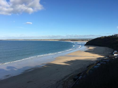 Deserted Beach on a sunny November day